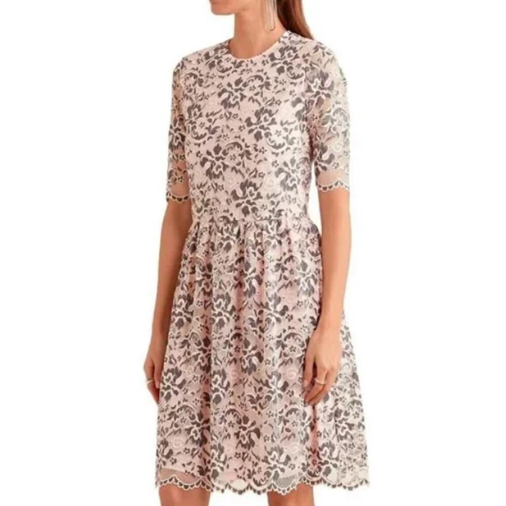 Ganni Pink Stretch Lace Dress Sz. 34 (US 2)